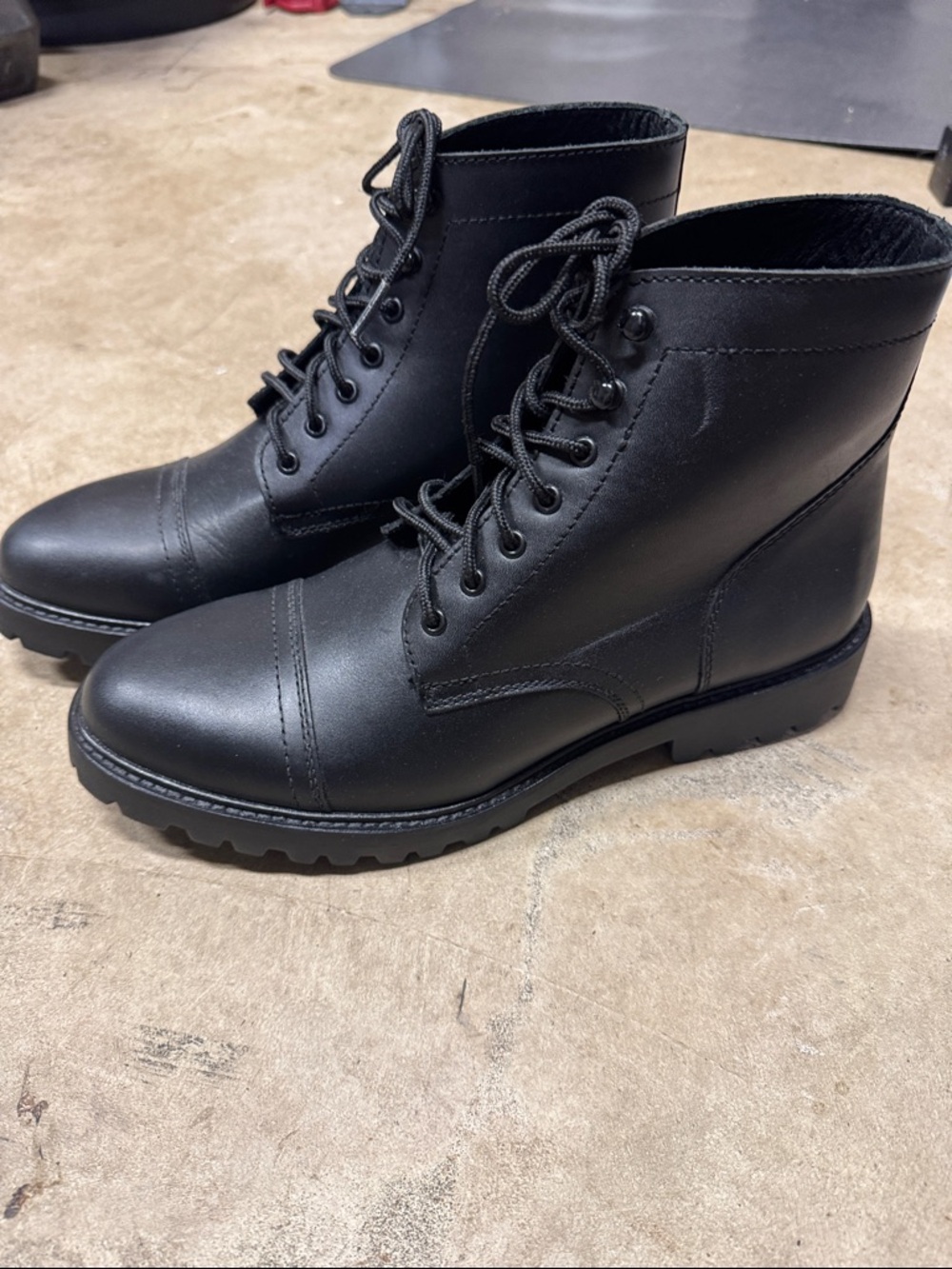 Thursday Boot Company Black Leather Lace-Up Men’s Boots